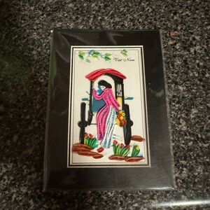 Urban Outfitters Handmade Asian Inspired Home Decor Art Print 6x8